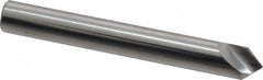 Hertel - 1/4" Head Diam, 1/4" Shank Diam, 1 Flute 82° Solid Carbide Countersink - Benchmark Tooling
