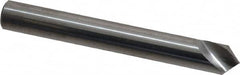 Hertel - 1/4" Head Diam, 1/4" Shank Diam, 1 Flute 90° Solid Carbide Countersink - Benchmark Tooling