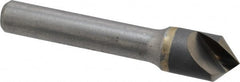 Hertel - 1/2" Head Diam, 3/8" Shank Diam, 1 Flute 90° Solid Carbide Countersink - Benchmark Tooling