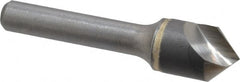 Hertel - 5/8" Head Diam, 3/8" Shank Diam, 1 Flute 90° Solid Carbide Countersink - Benchmark Tooling