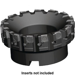 Kennametal - 2" Cut Diam, 3/4" Arbor Hole Diam, Indexable Square-Shoulder Face Mill - Benchmark Tooling