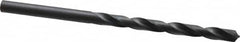 Hertel - 23/64", 118° Point, Spiral Flute, High Speed Steel Taper Length Drill Bit - Oxide Finish, 4-1/4" Flute Length, 6-3/4" OAL - Benchmark Tooling