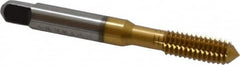 Hertel - 5/16-18 UNC H5 Thread Limit Plug Thread Forming Tap - High Speed Steel, TiN Finish, 2-23/32" OAL - Benchmark Tooling