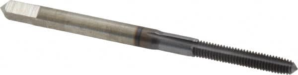 Hertel - M3x0.50 Metric Coarse D5 Thread Limit Plug Thread Forming Tap - High Speed Steel, TiCN Finish, 1-15/16" OAL - Benchmark Tooling