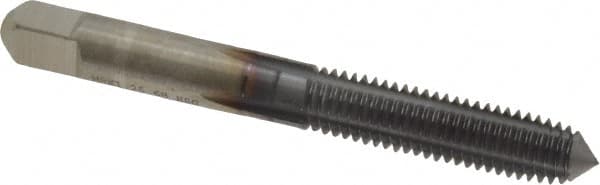 Hertel - M8x1.25 Metric Coarse D9 Thread Limit Plug Thread Forming Tap - High Speed Steel, TiCN Finish, 2-23/32" OAL - Benchmark Tooling