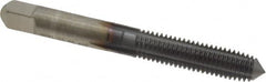 Hertel - M8x1.25 Metric Coarse D9 Thread Limit Plug Thread Forming Tap - High Speed Steel, TiCN Finish, 2-23/32" OAL - Benchmark Tooling