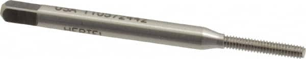 Hertel - #2-56 UNC H2 Thread Limit Bottoming Thread Forming Tap - High Speed Steel, 1-3/4" OAL - Benchmark Tooling