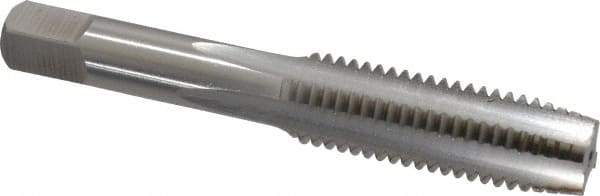 Hertel - M14x2.00 Metric Coarse 6H 4 Flute Bright Finish High Speed Steel Straight Flute Standard Hand Tap - Plug, Right Hand Thread, 3-19/32" OAL, D7 Limit - Exact Industrial Supply