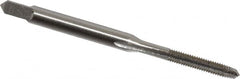 Hertel - #3-56 UNF 2B 3 Flute Bright Finish High Speed Steel Straight Flute Standard Hand Tap - Plug, Right Hand Thread, 1-13/16" OAL, H2 Limit - Exact Industrial Supply