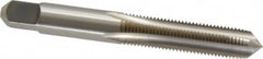 Hertel - 3/8-24 UNF 3B 4 Flute Bright Finish High Speed Steel Straight Flute Standard Hand Tap - Plug, Right Hand Thread, 2-15/16" OAL, H3 Limit - Exact Industrial Supply