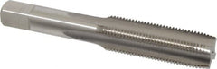 Hertel - 5/8-18 UNF 3B 4 Flute Bright Finish High Speed Steel Straight Flute Standard Hand Tap - Plug, Right Hand Thread, 3-13/16" OAL, H3 Limit - Exact Industrial Supply