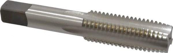 Hertel - 3/4-10 UNC 4 Flute Bright Finish High Speed Steel Straight Flute Standard Hand Tap - Plug, Right Hand Thread, 4-1/4" OAL, H3 Limit - Exact Industrial Supply