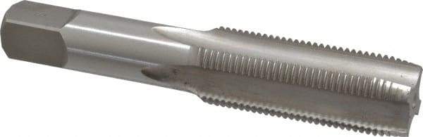 Hertel - 7/8-14 UNF 3B 4 Flute Bright Finish High Speed Steel Straight Flute Standard Hand Tap - Plug, Right Hand Thread, 4-11/16" OAL, H4 Limit - Exact Industrial Supply