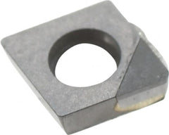 Kennametal - CPGW21.51 F Grade KD1400 Polycrystalline Diamond (PCD) Turning Insert - 80° Diamond, 1/4" Inscr Circle, 3/32" Thick, 1/64" Corner Radius - Benchmark Tooling