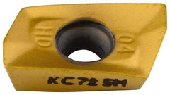 Kennametal - EP1004 HD Grade KC725M Carbide Milling Insert - TiN/TiCN/TiN Finish, 0.148" Thick, 0.4mm Corner Radius - Benchmark Tooling