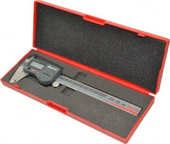 Starrett - 0 to 150mm Range, 0.01mm Resolution, IP67 Electronic Caliper - Stainless Steel with 1-1/2" Stainless Steel Jaws, 0.001" Accuracy, Serial Output - Benchmark Tooling