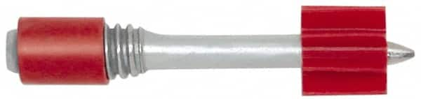 Powers Fasteners - 1/4-20 Thread, 0.145" Shank Diam, Grade 1062 Steel Powder Actuated Threaded Stud - 1" Shank Length, 1/2" Thread Length - Benchmark Tooling