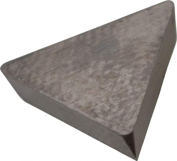 Kyocera - TPG1.81.51 Grade TN60 Cermet Turning Insert - TiCN/NbC Finish, 60° Triangle, 7/32" Inscr Circle, 3/32" Thick, 1/64" Corner Radius - Benchmark Tooling