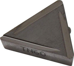 Kyocera - TPGR322 B Grade TN60 Cermet Turning Insert - TiCN/NbC Finish, 60° Triangle, 3/8" Inscr Circle, 1/8" Thick, 1/32" Corner Radius - Benchmark Tooling