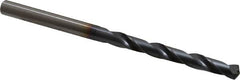 OSG - #1 130° Powdered Metal Jobber Drill - V Finish, Right Hand Cut, Spiral Flute, Straight Shank, 101mm OAL, Standard Point - Benchmark Tooling