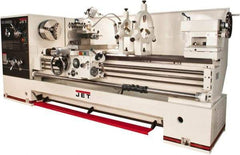 Jet - 26" Swing, 40" Between Centers, 230 Volt, Triple Phase Engine Lathe - 4MT Taper, 10 hp, 36 to 1,800 RPM, 4-1/8" Bore Diam - Benchmark Tooling