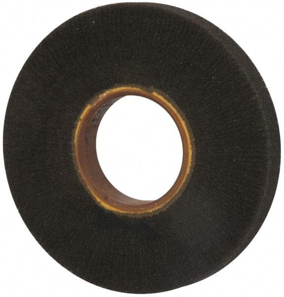 Brite Star - 8" Diam 220 Grit Silicon Carbide Unmounted Flap Wheel - 3" Hole, 1" Wide, Density 7, Coated, Grade Very Fine, 3,200 Max RPM - Benchmark Tooling