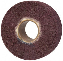 Brite Star - 6" Diam 120 Grit Aluminum Oxide Unmounted Flap Wheel - 2" Hole, 2" Wide, Density 5, Coated, Grade Medium, 3,400 Max RPM - Benchmark Tooling