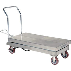 Vestil - 2,000 Lb Capacity Hydraulic Scissor Lift - 15" to 39" Lift Height, 47" Platform Length x 24" Platform Width - Benchmark Tooling