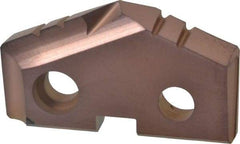 Allied Machine and Engineering - 1-3/32" Diam x 3/16" Thick, Seat Code 2, 132° Included Angle Spade Drill Insert - AM200 Coated, Cobalt, Grade Super Cobalt, Series GEN2 T-A - Benchmark Tooling