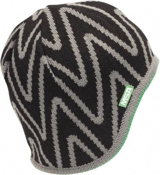 MSA - Universal Size, Black/Gray/Green, Underneath Hard Hat Winter Liner - Regular Length Length, 1 Layer - Benchmark Tooling
