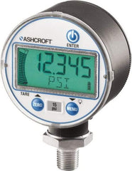 Ashcroft - 2-1/2" Dial, 1/4 Thread, 0-3,000 Scale Range, Pressure Gauge - Lower Connection Mount, Accurate to ±0.5% of Scale - Benchmark Tooling