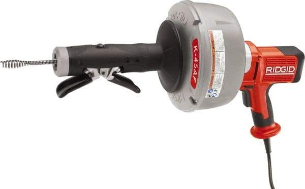 Ridgid - Electric Battery Drain Cleaning Machine - For 3/4" to 2-1/2" Pipe, 25' Cable - Benchmark Tooling