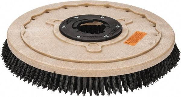 PRO-SOURCE - 18" Diam Scrubbing Brush - 18" Machine, 1-1/2" Trim Length, Black Pad, Polypropylene - Benchmark Tooling