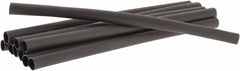 3M - 6" Long, 3:1, Polyolefin Heat Shrink Electrical Tubing - Black - Benchmark Tooling