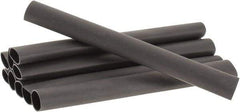 3M - 6" Long, 3:1, Polyolefin Heat Shrink Electrical Tubing - Black - Benchmark Tooling