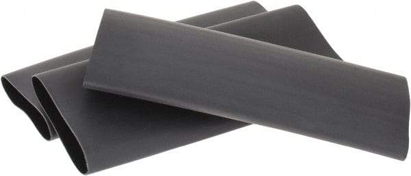 3M - 6" Long, 3:1, Polyolefin Heat Shrink Electrical Tubing - Black - Benchmark Tooling