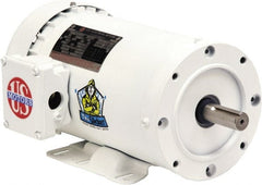 US Motors - 7-1/2 hp, TEFC Enclosure, No Thermal Protection, 1765, 1450 RPM, 208-230/460 & 190/380 Volt, 60/50 Hz, Three Phase Premium Efficient Motor - Exact Industrial Supply