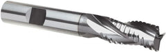 Guhring - 1/4", 3/4" LOC, 1/4" Shank Diam, 2-1/2" OAL, 3 Flute, Solid Carbide Square End Mill - Single End, Uncoated, Spiral Flute, 29/30/31° Helix, Centercutting, Right Hand Cut, Right Hand Flute, Series 4266 - Benchmark Tooling