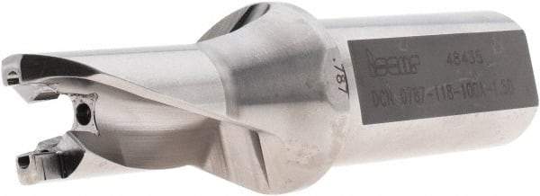 Iscar - 0.787" to 0.823" Diam, 1.5xD, 1.18" Max Depth, 1" Shank Diam, 4.63" OAL, Replaceable-Tip Drill - FCP, ICK, ICK-2M, ICM, ICN, ICP, iCP-2M Insert, 20 Seat Size, 77668812 Toolholder, Series SumoCham - Benchmark Tooling