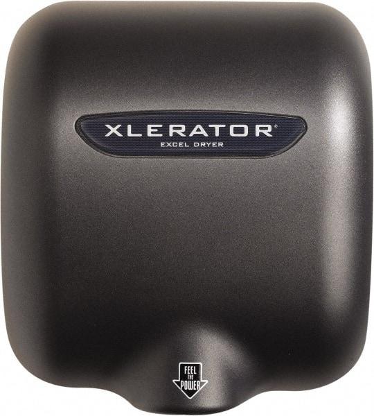 Excel Dryer - 1500 Watt Graphite & Zinc Die-Cast Finish Electric Hand Dryer - 100/120 Volts, 12.5 Amps, - Benchmark Tooling