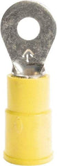 3M - 12-10 AWG Partially Insulated Crimp Connection Circular Ring Terminal - #10 Stud, 1.03" OAL x 0.38" Wide, Copper Contact - Benchmark Tooling