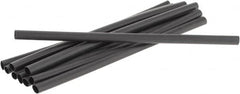 3M - 6" Long, 2:1, Polyolefin Heat Shrink Electrical Tubing - Black - Benchmark Tooling