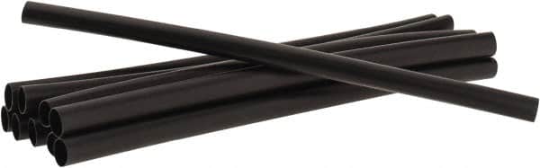 3M - 6" Long, 2:1, Polyolefin Heat Shrink Electrical Tubing - Black - Benchmark Tooling
