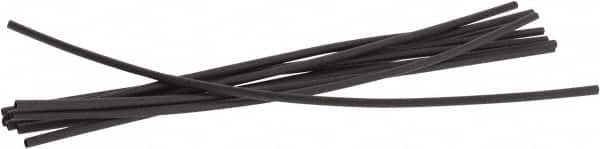 3M - 6" Long, 2:1, Polyolefin Heat Shrink Electrical Tubing - Black - Benchmark Tooling