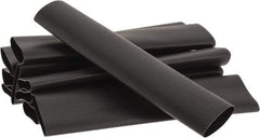 3M - 6" Long, 2:1, Polyolefin Heat Shrink Electrical Tubing - Black - Benchmark Tooling
