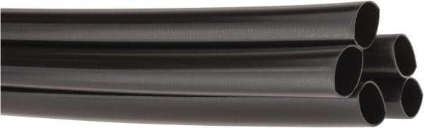 3M - 48" Long, 2.5:1, Polyolefin Heat Shrink Electrical Tubing - Black - Benchmark Tooling