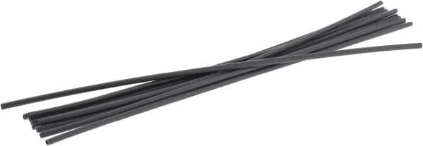 3M - 6" Long, 2:1, Polyolefin Heat Shrink Electrical Tubing - Black - Benchmark Tooling