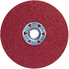 ‎7″ × 5/8″-11 Red Heat F981 Fiber Disc 50 Grit Ceramic Alumina - Benchmark Tooling