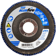 ‎4-1/2 × 7/8″ BlueFire Fiberglass HD Flat Flap Disc Type 27 P40 Grit R884P1 Zirconia Alumina - Benchmark Tooling