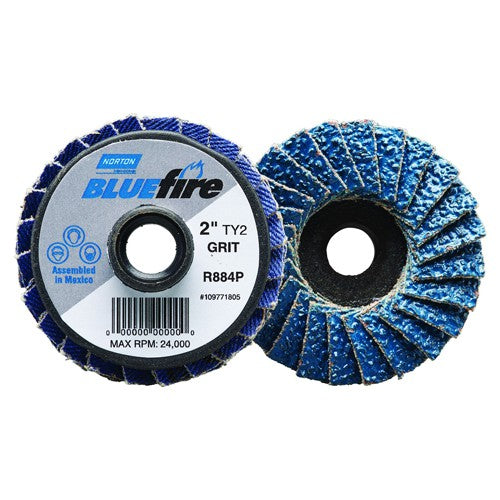 3″ 40 Grit Type TS BlueFire Mini Flap Disc - Benchmark Tooling